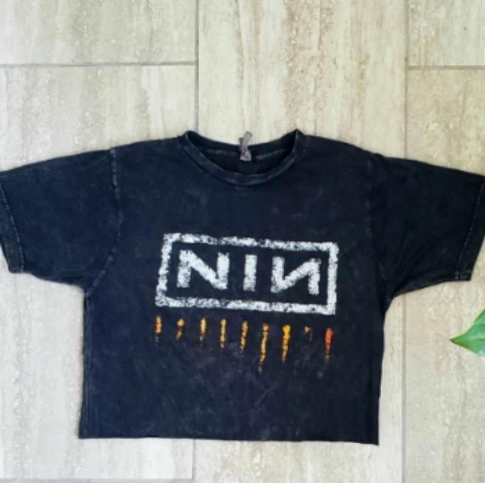NEW NINE INCH NAIL CROP TOP